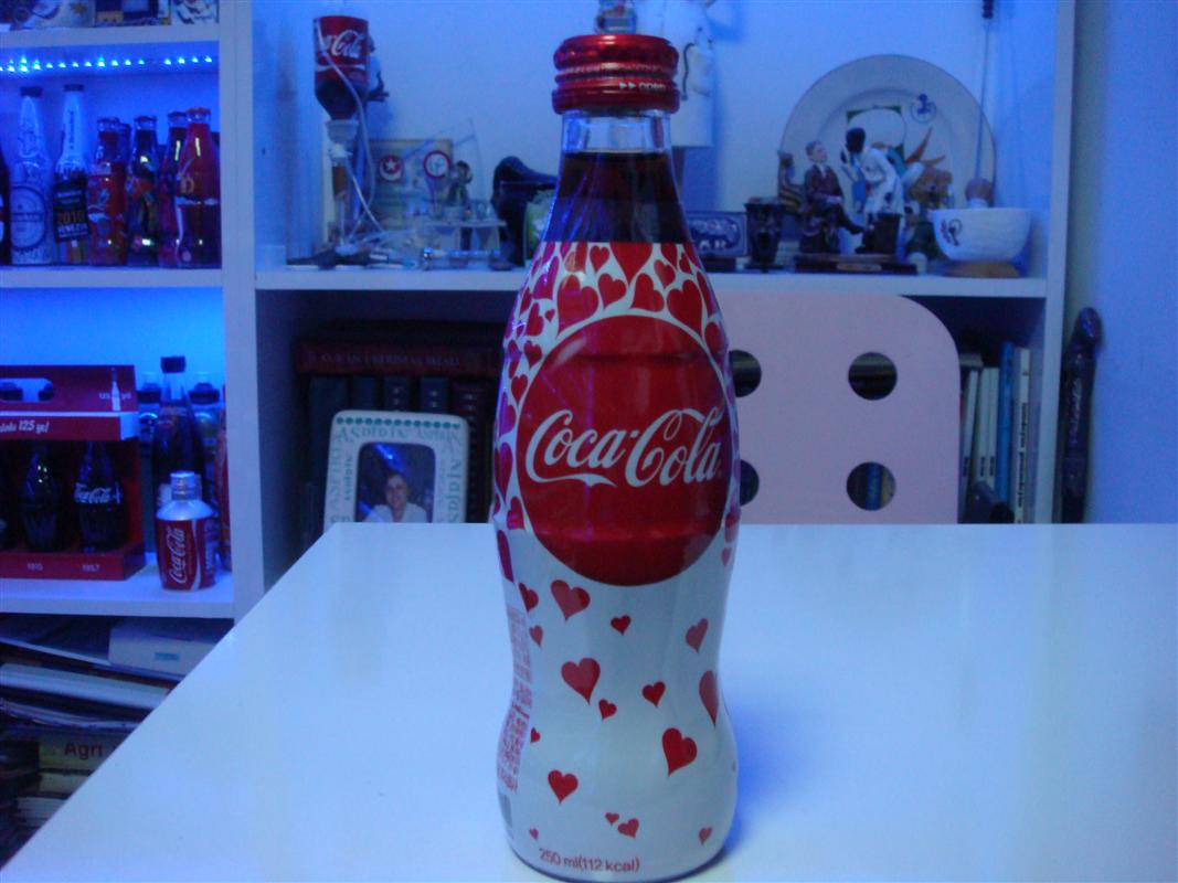 Coca Cola Sevgililer günü şişesi Kore