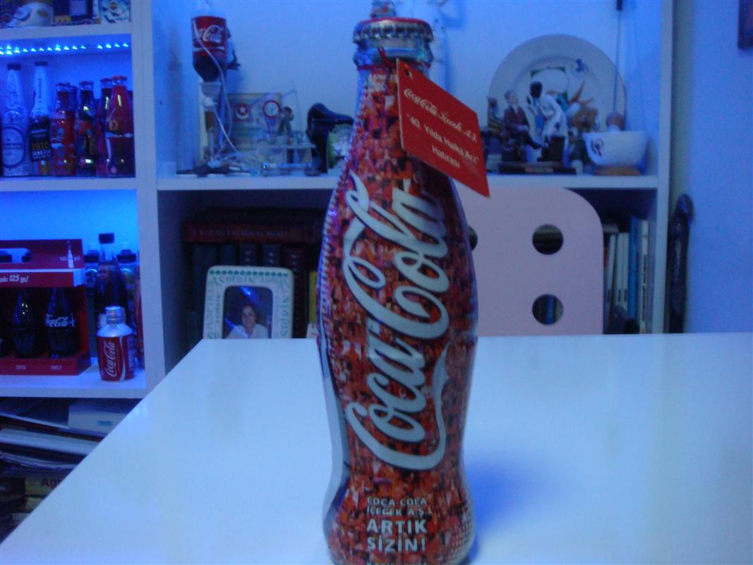 Coca Cola 2004 Halka Arz şişesi Türkiye