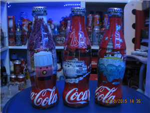 Coca Cola İstanbul şişeleri seti