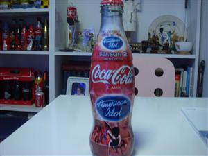 Coca Cola American Idol Dizisi şişesi Sezon 2