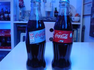 Coca Cola İtalya Euro2012 cam şişeleri