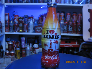 Coca Cola Türkiye İzmir şişesi 2015